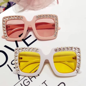Kids Sunglasses - White with applications - imagine 2