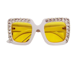 Kids Sunglasses - White with applications